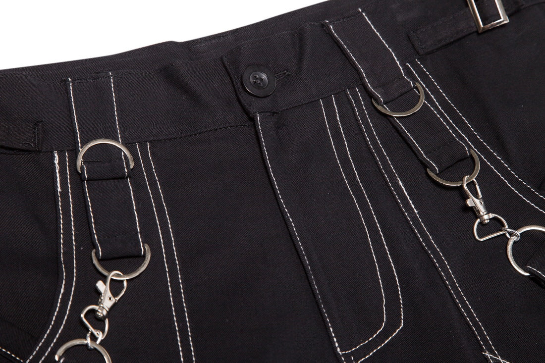 Men's Gothic Punk Rock Cargo Pants