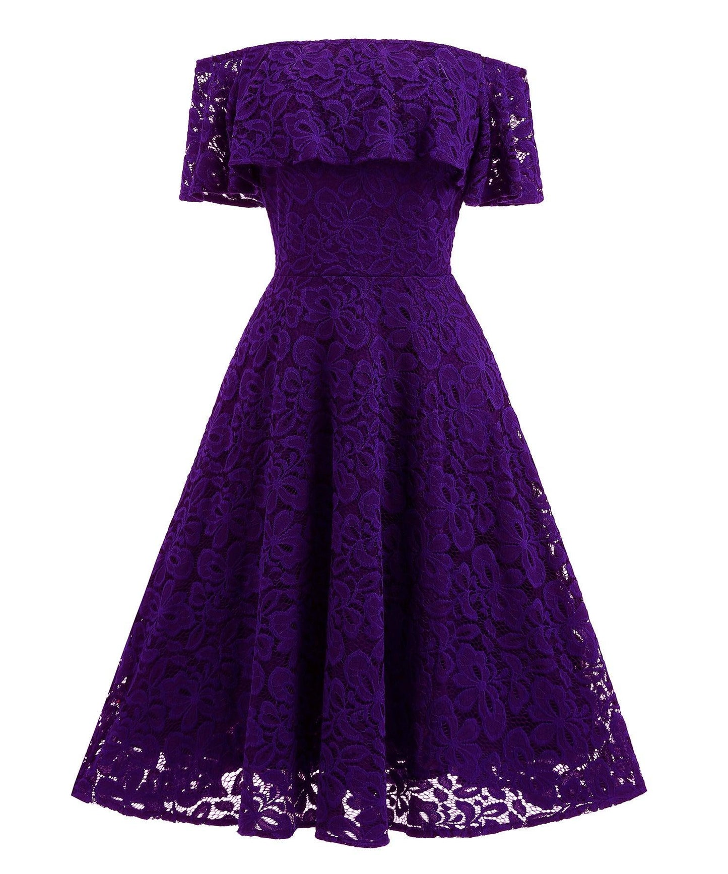 2021 summer new Amazon explosion word, shoulder lace big pendulum dress, Alibaba wholesale factory - Ganesha's Market