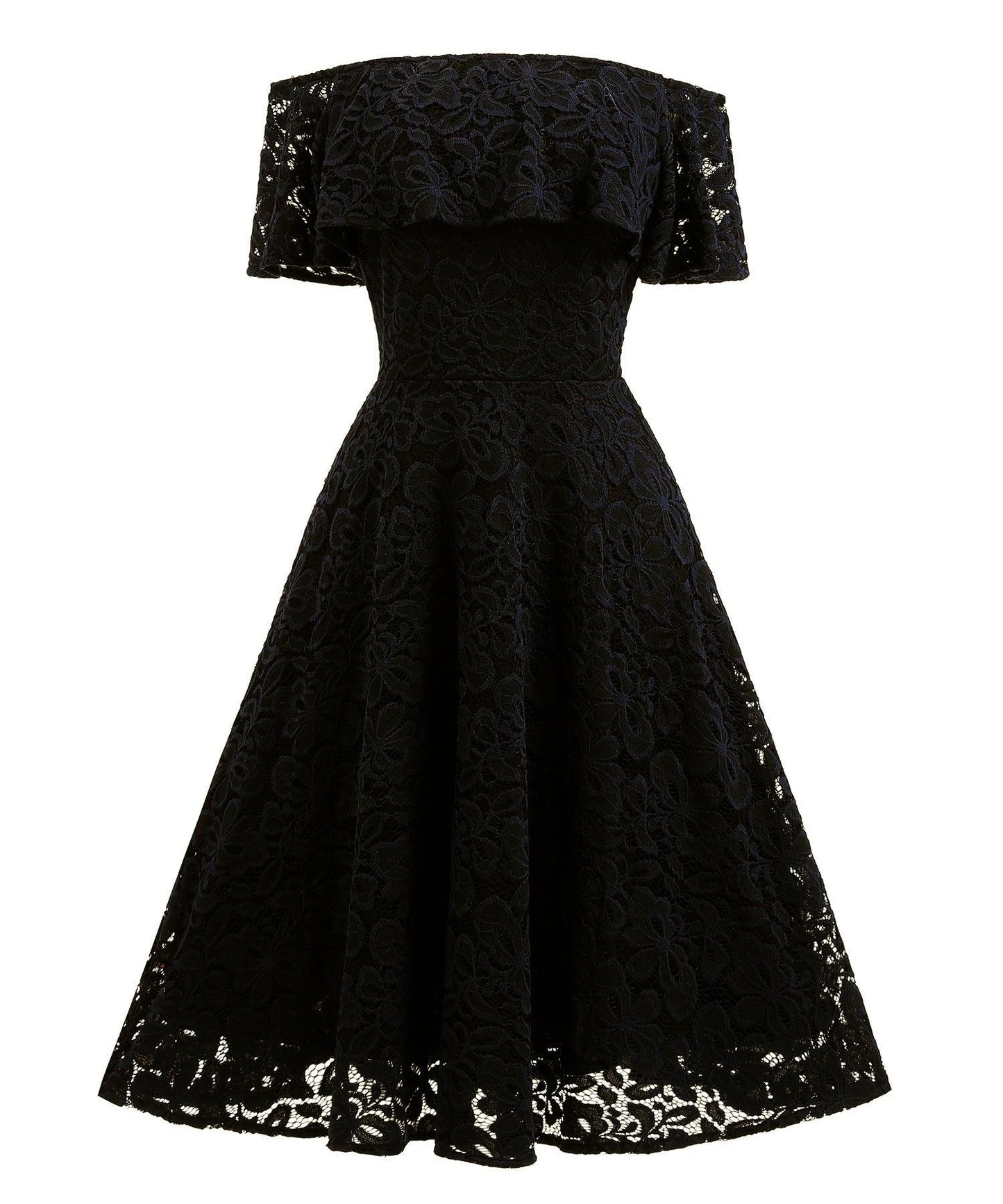 2021 summer new Amazon explosion word, shoulder lace big pendulum dress, Alibaba wholesale factory - Ganesha's Market