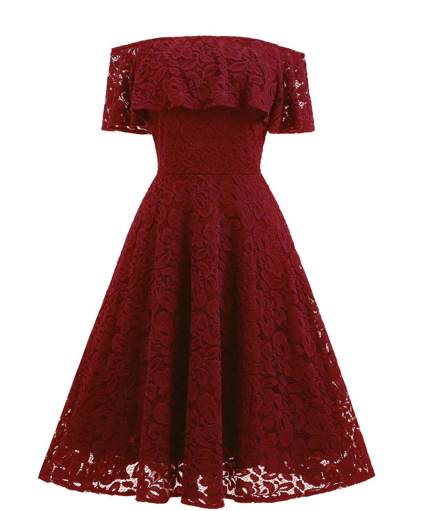 2021 summer new Amazon explosion word, shoulder lace big pendulum dress, Alibaba wholesale factory - Ganesha's Market