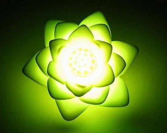 Color Changing Lotus Flower Night Light LED - Ganesha's Market
