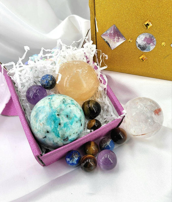 Crystal Sphere Mystery Box "Crystal Ball" // Witch Mystery Box // Mystery Crystal Box (USA SHIPPING ONLY) - Ganesha's Market