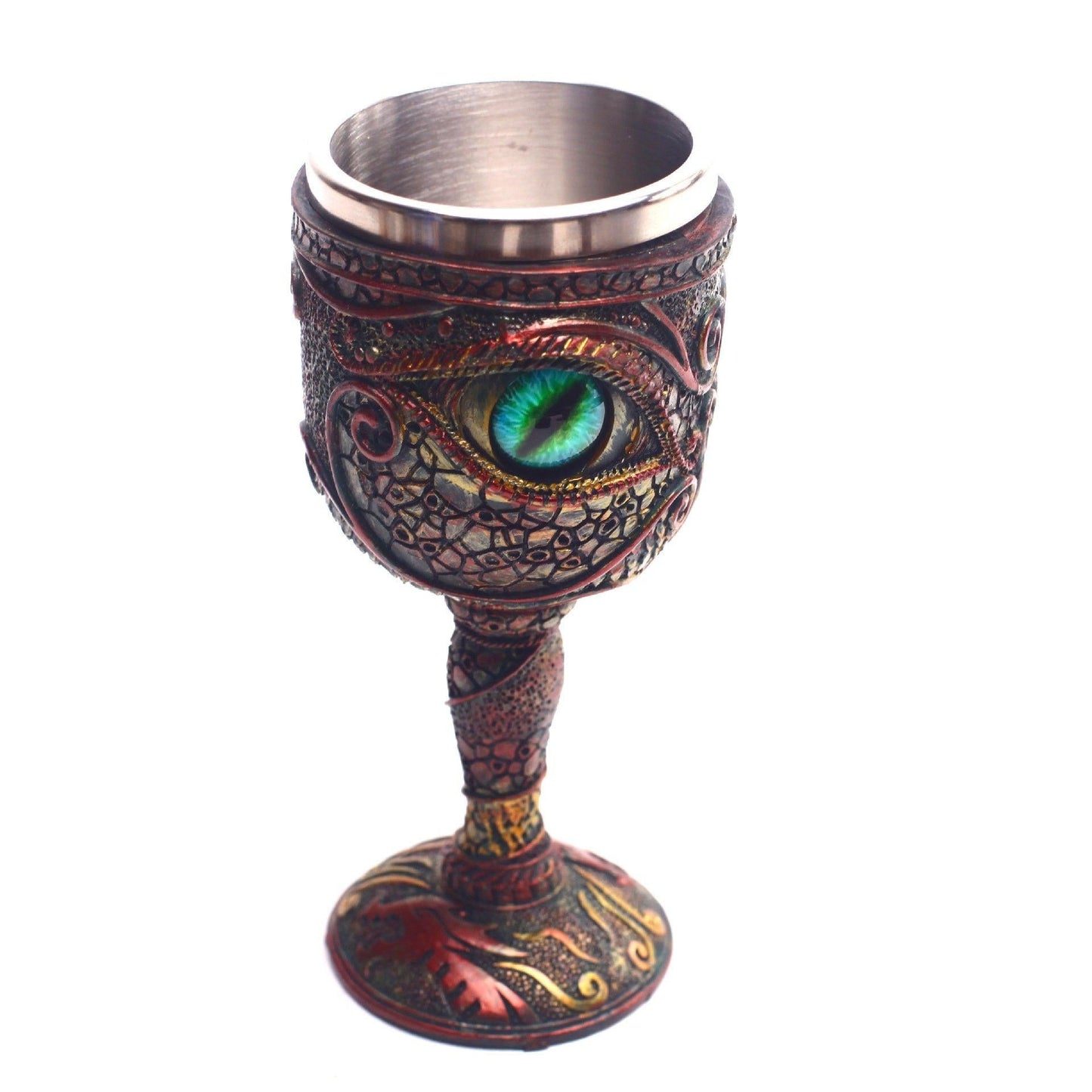 Dragon Eye Stainless Steel Goblet - Ganesha's Market