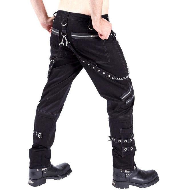 Foreign Trade Personality Casual Pants Men's Gothic Pants Punk Rock Eyelet Cargo Bondage Pants - Ganesha's Market