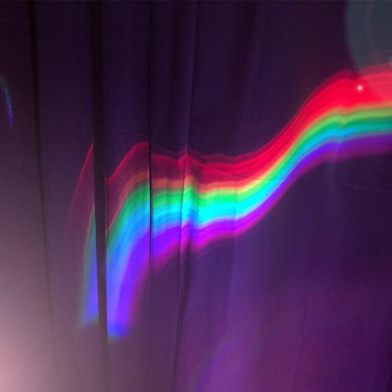 LED Colorful Rainbow Night Light Projector - Bedside Light - Party Lights - Ganesha's Market