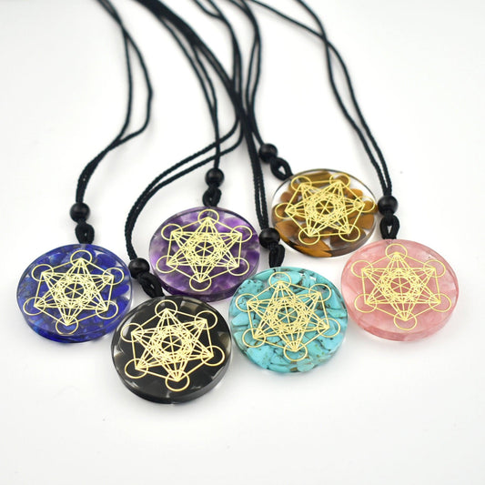 Ogan Flower of Life Pendulum Pendant Men's and Women's Necklaces - Ganesha's Market