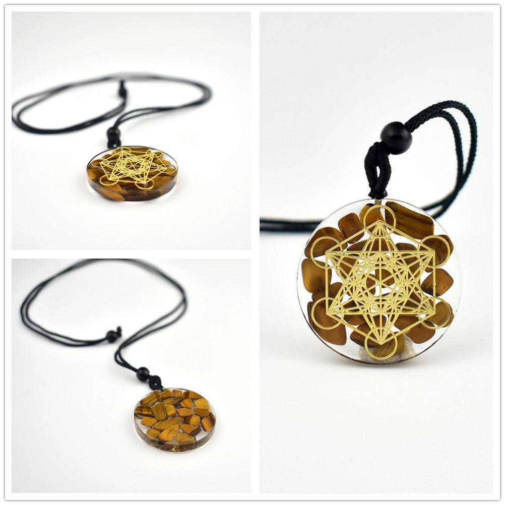 Ogan Flower of Life Pendulum Pendant Men's and Women's Necklaces - Ganesha's Market