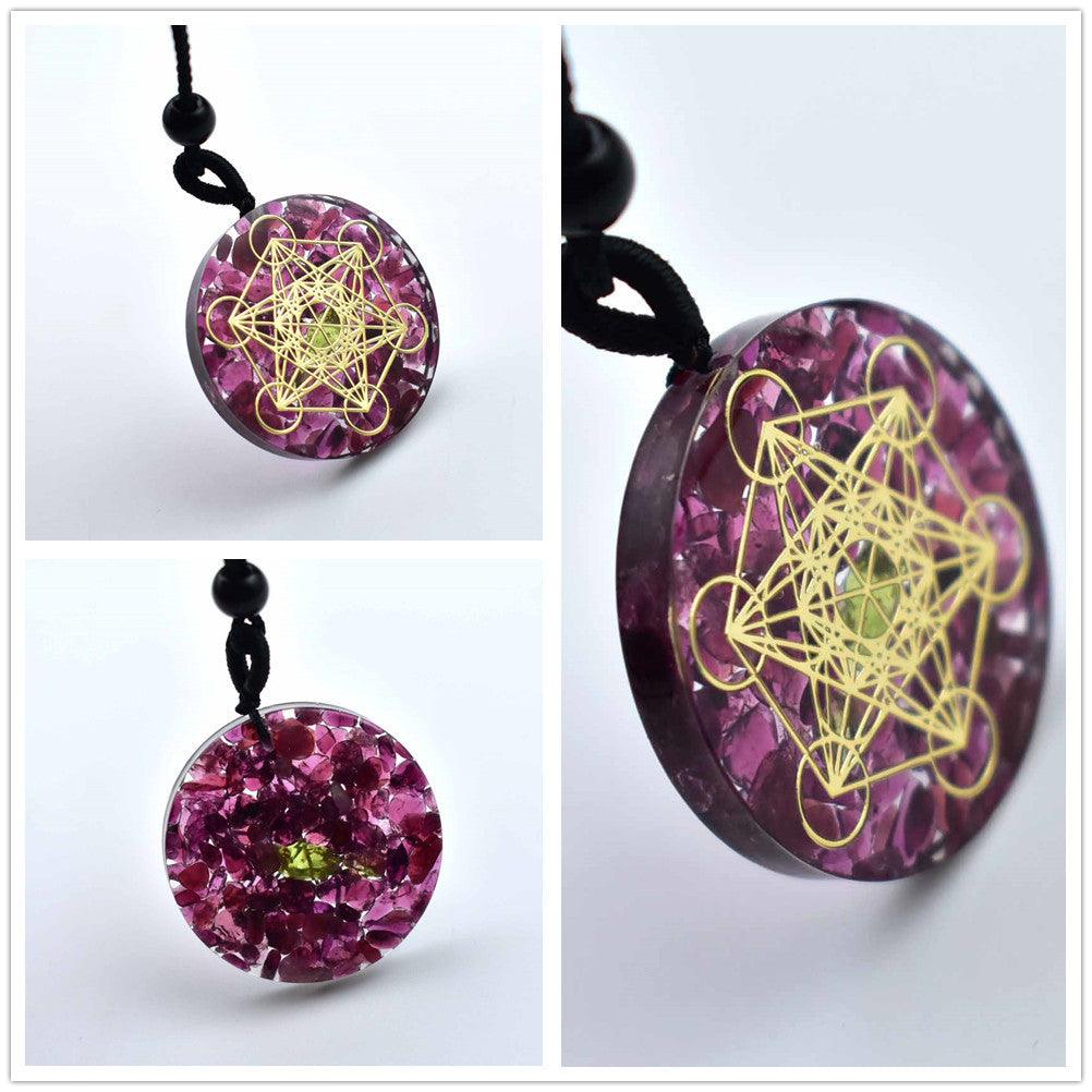 Ogan Flower of Life Pendulum Pendant Men's and Women's Necklaces - Ganesha's Market