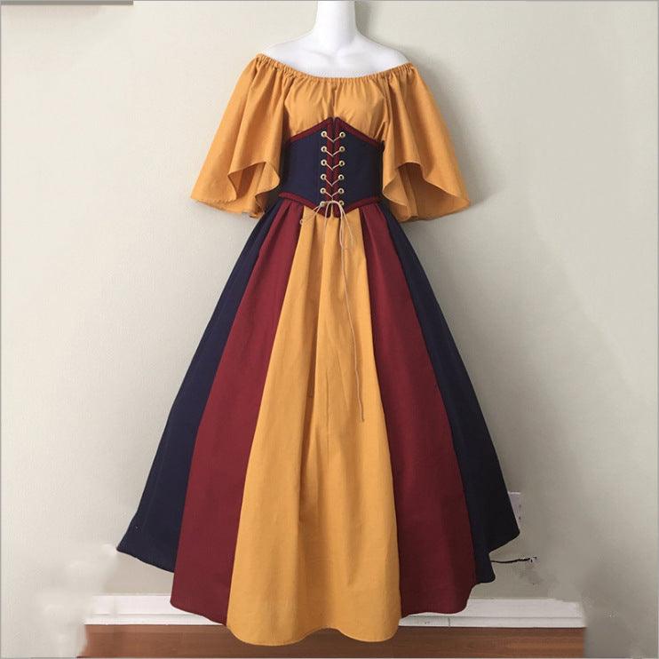 Renaissance Medieval Dress (Choose Color) - Ganesha's Market