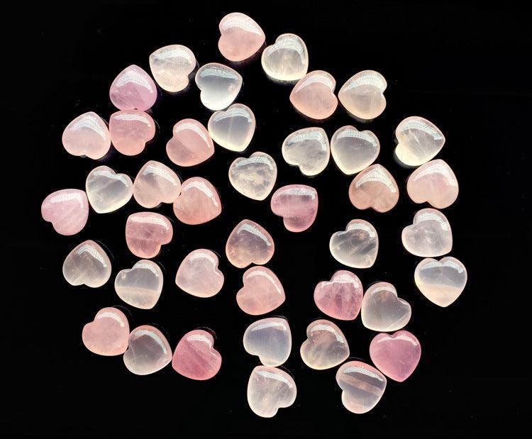 Rose Quartz Crystal Heart - Ganesha's Market