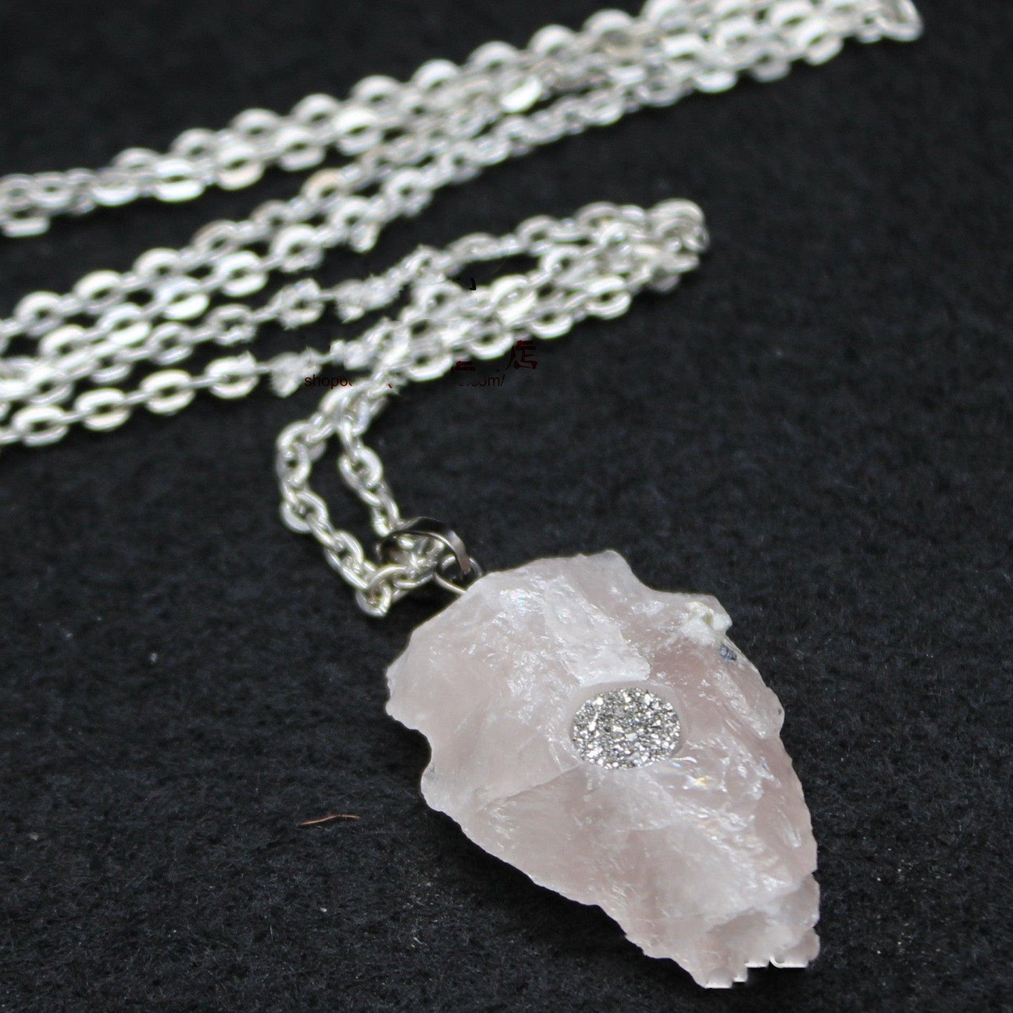 Rough Crystal Arrowhead Necklace - Ganesha's Market