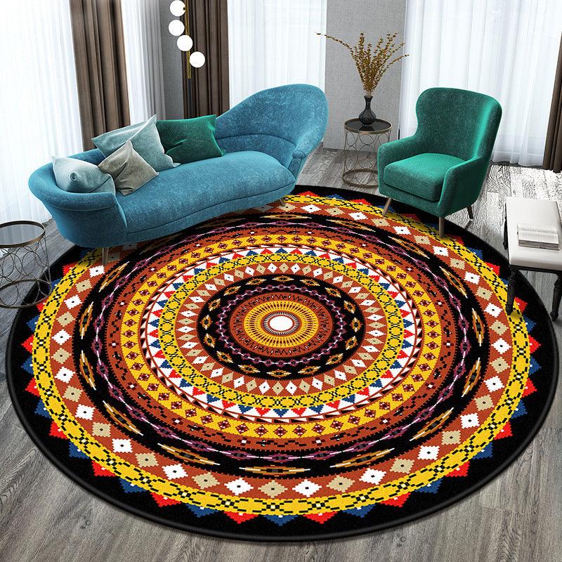 Round Mandala Rug (Choose Design) - Ganesha's Market