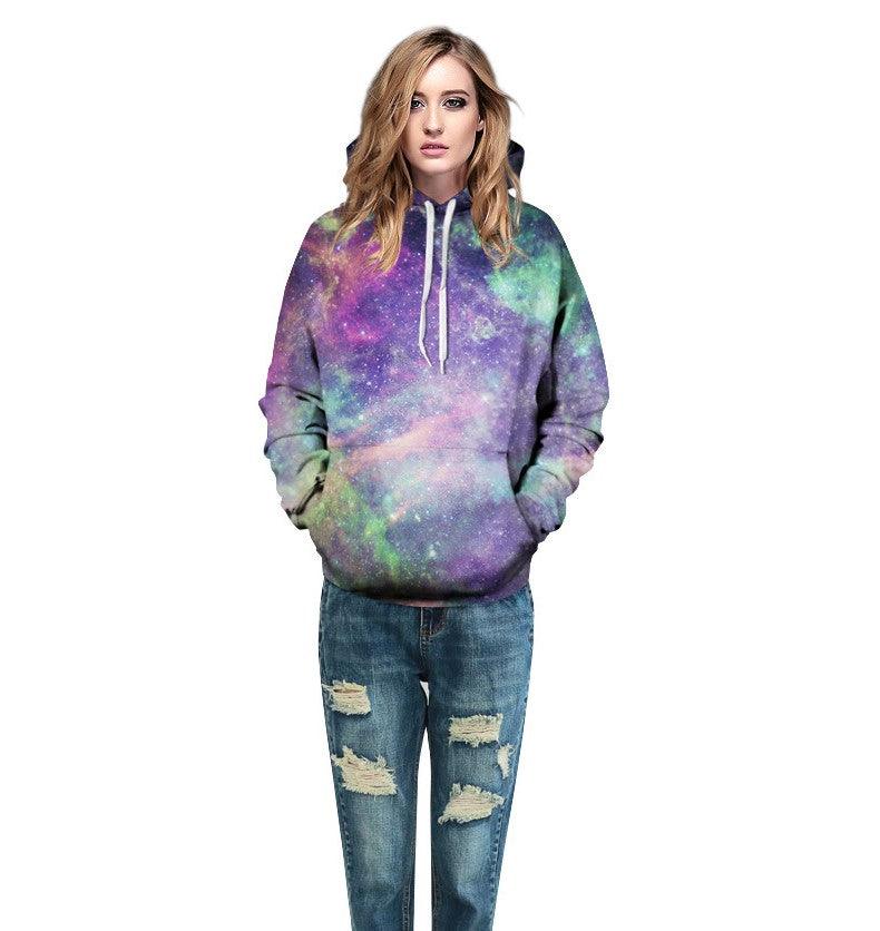 Unisex Cosmic Galaxy Hoodie - Ganesha's Market