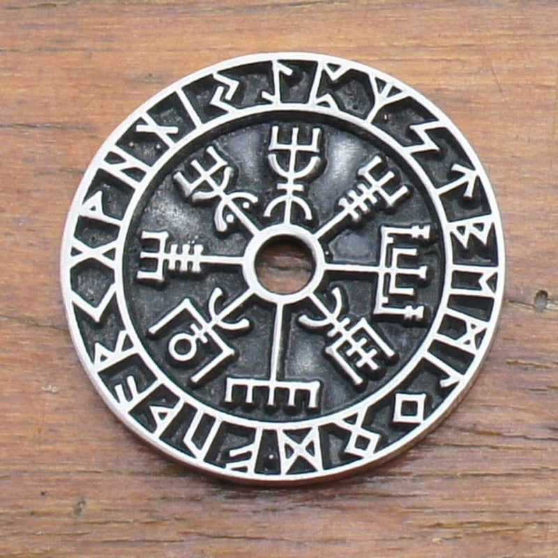 Hollow Viking Ethnic Style Rune Pendant Necklace - Ganesha's Market