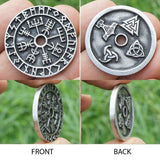 Hollow Viking Ethnic Style Rune Pendant Necklace - Ganesha's Market