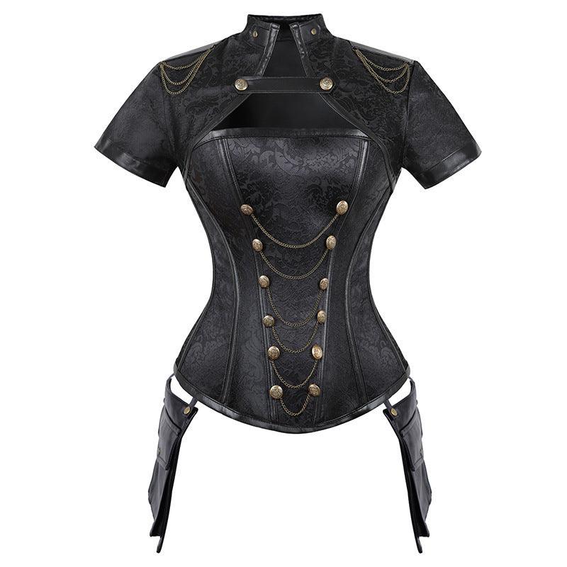 Victorian Steampunk Corset (Choose Color) - Ganesha's Market
