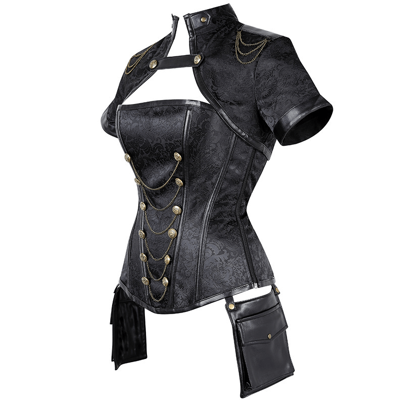 Victorian Steampunk Corset (Choose Color) - Ganesha's Market