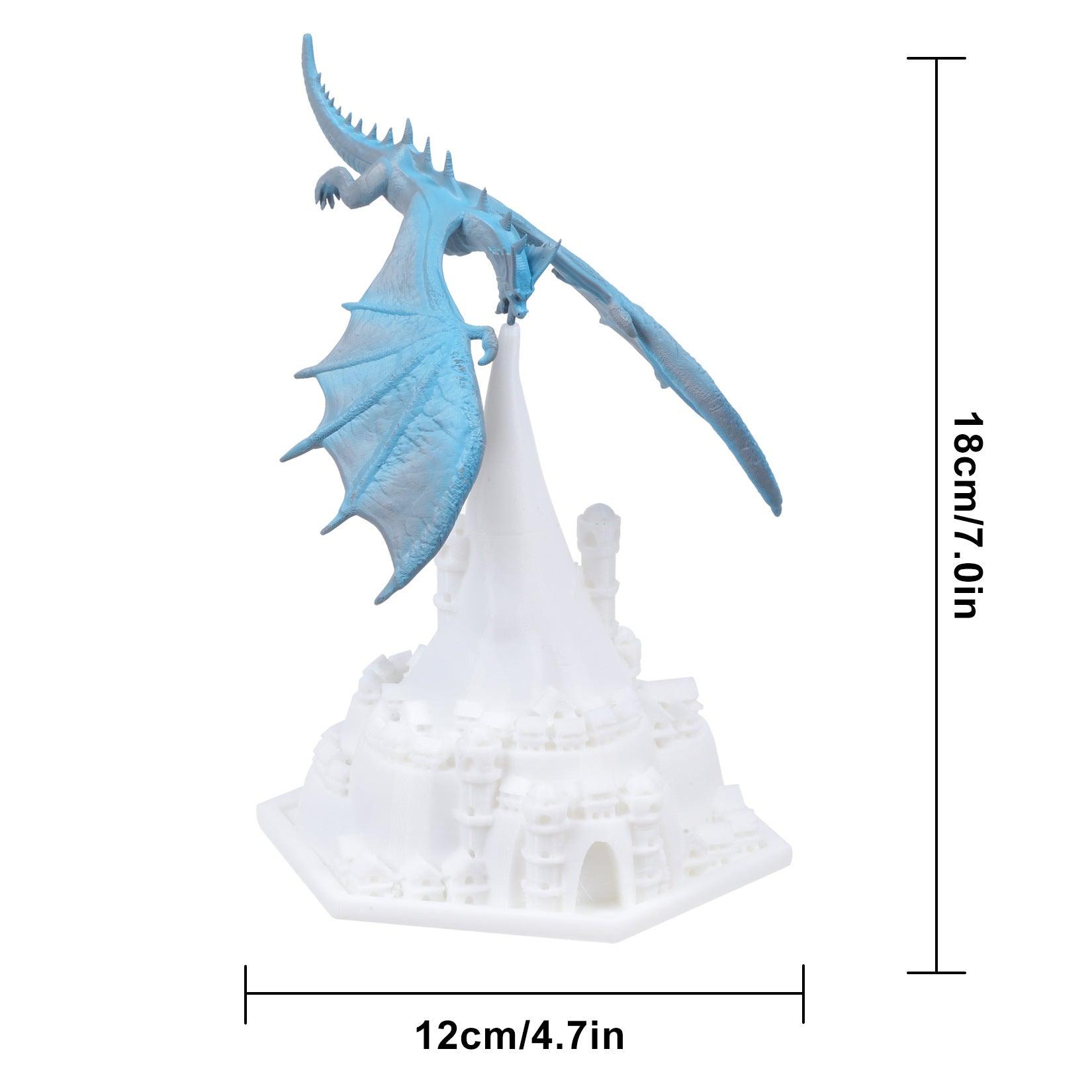 Fire Breathing Dragon Castle Lamp - Ganesha's Market