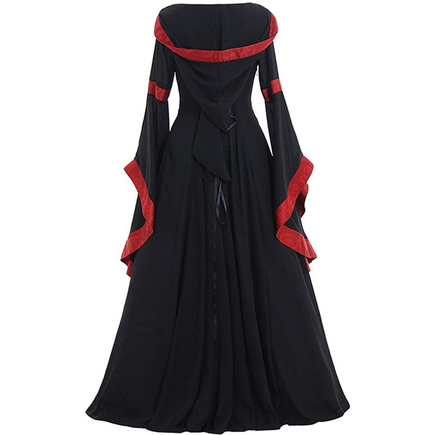 Hooded Medieval Retro Dress - Ganesha's Market