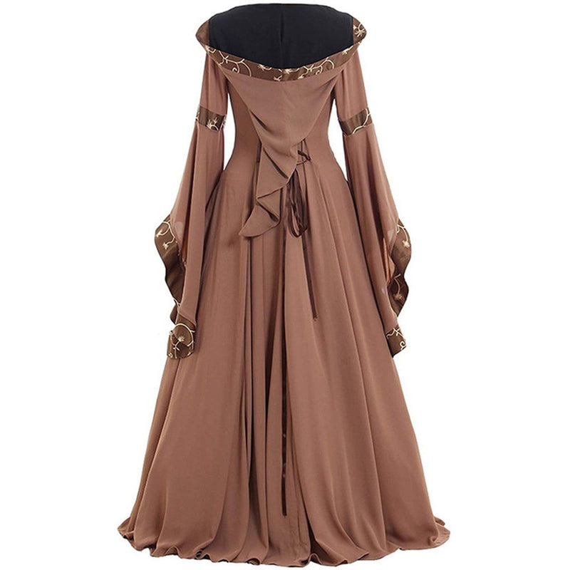 Hooded Medieval Retro Dress - Ganesha's Market