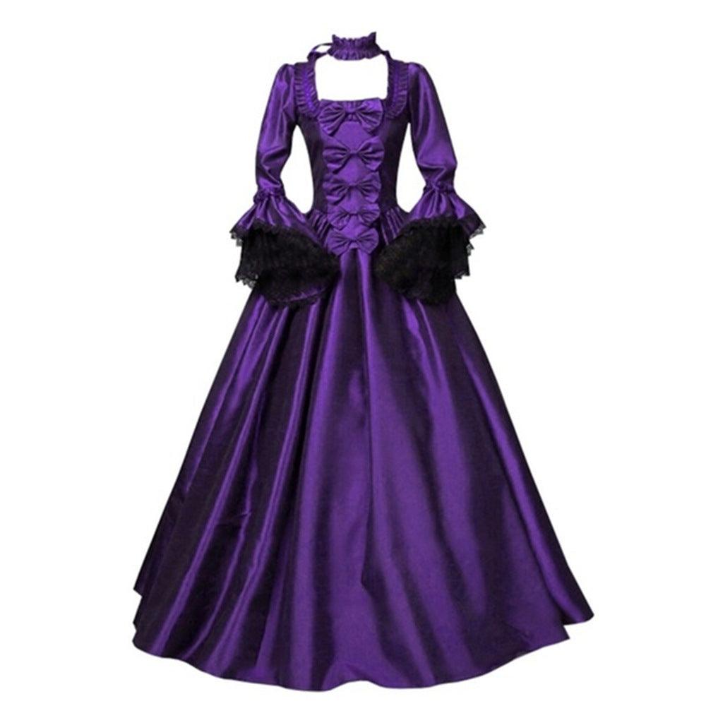 Victorian Renaissance Retro Dress (Choose Color) - Ganesha's Market