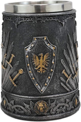 Coat Of Arms Medieval Stainless Steel Mug - Ganesha's Market