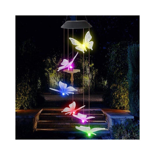 Color Changing Rainbow Butterfly Solar Lights - Ganesha's Market