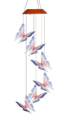 Color Changing Rainbow Butterfly Solar Lights - Ganesha's Market