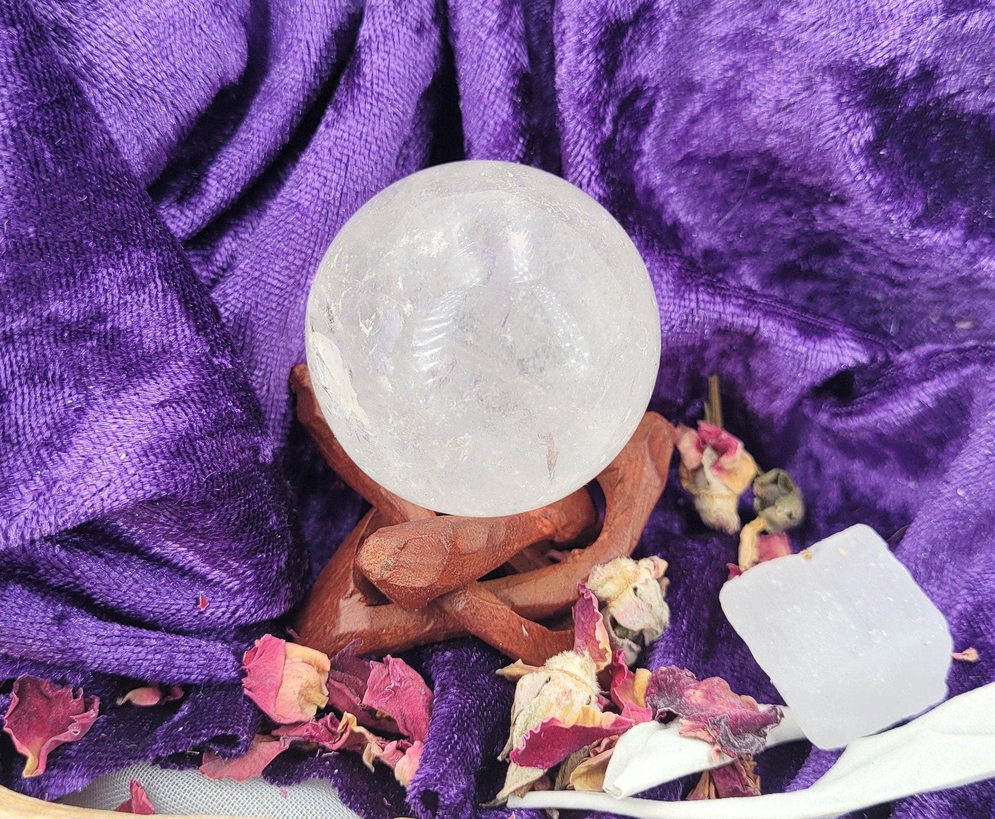 Crystal Sphere Mystery Box "Crystal Ball" // Witch Mystery Box // Mystery Crystal Box