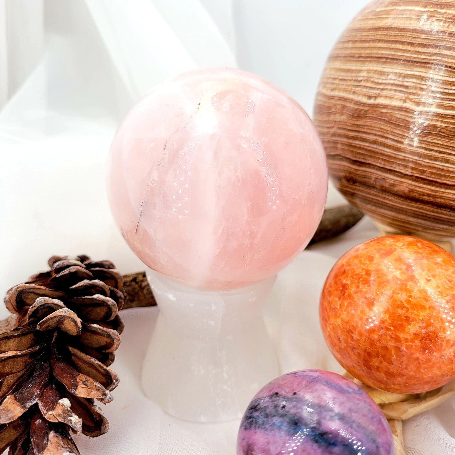 Crystal Sphere Mystery Box "Crystal Ball" // Witch Mystery Box // Mystery Crystal Box (USA SHIPPING ONLY) - Ganesha's Market