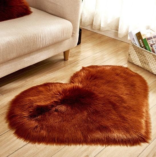 Cute Heart Shaped Rug - Ganesha's Market