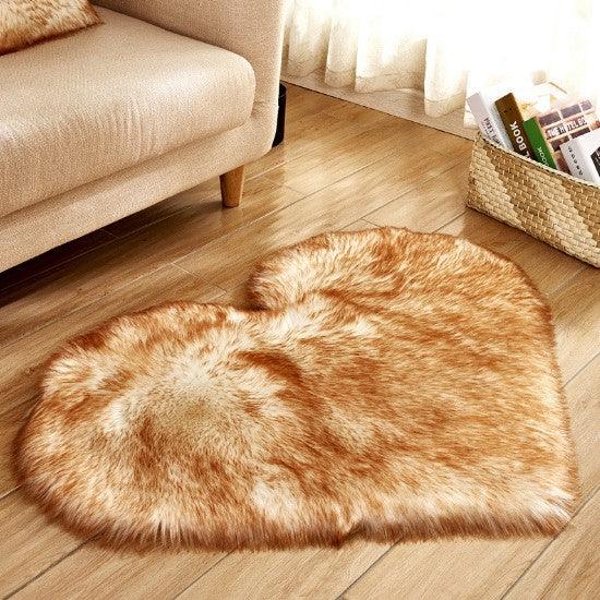 Cute Heart Shaped Rug - Ganesha's Market