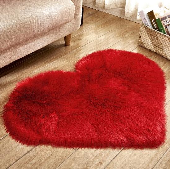 Cute Heart Shaped Rug - Ganesha's Market