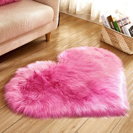 Cute Heart Shaped Rug - Ganesha's Market