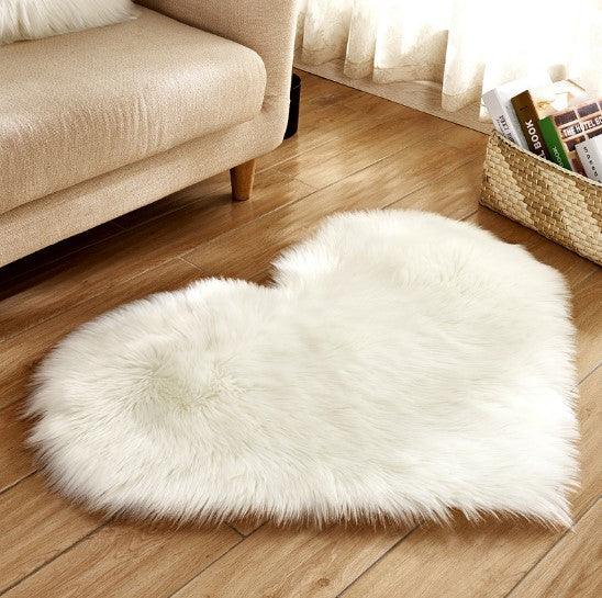 Cute Heart Shaped Rug - Ganesha's Market