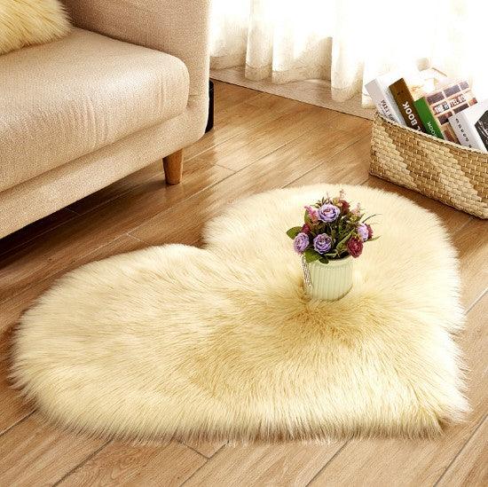 Cute Heart Shaped Rug - Ganesha's Market