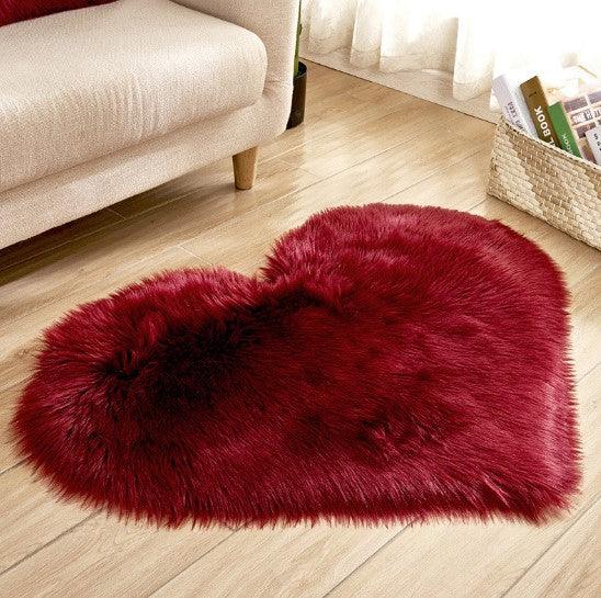 Cute Heart Shaped Rug - Ganesha's Market