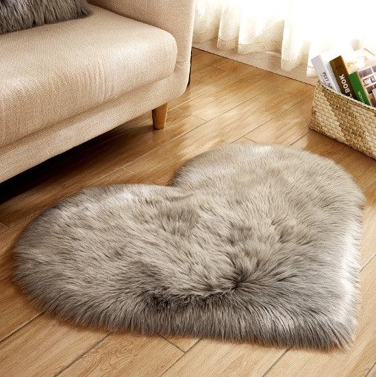 Cute Heart Shaped Rug - Ganesha's Market