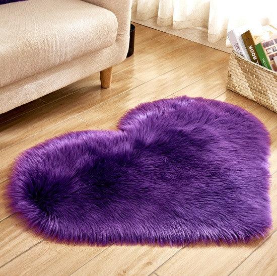 Cute Heart Shaped Rug - Ganesha's Market