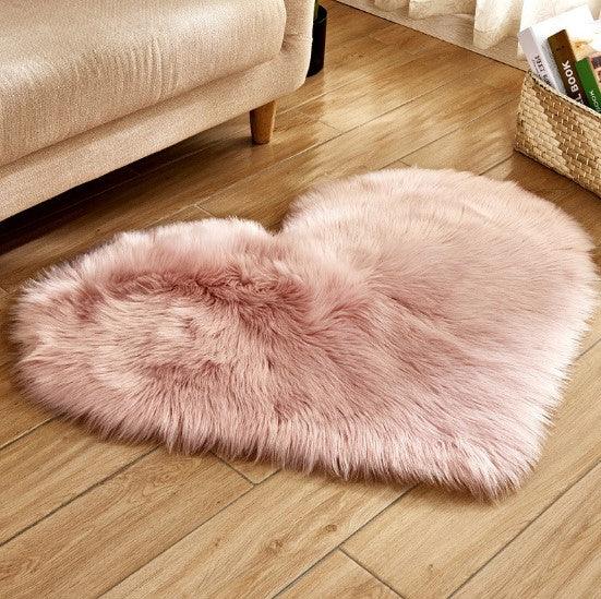 Cute Heart Shaped Rug - Ganesha's Market