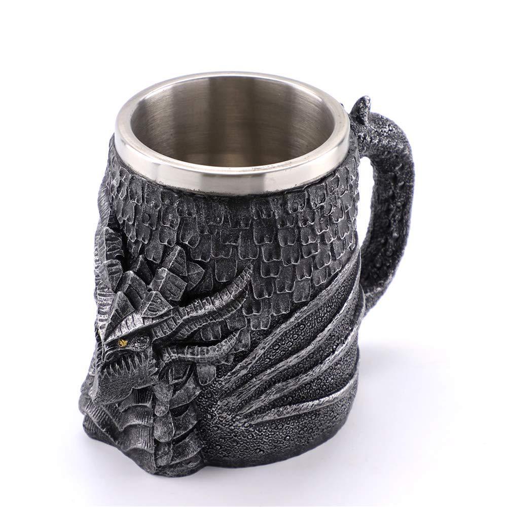 Dark Dragon Stainless Steel Mug - Ganesha's Market