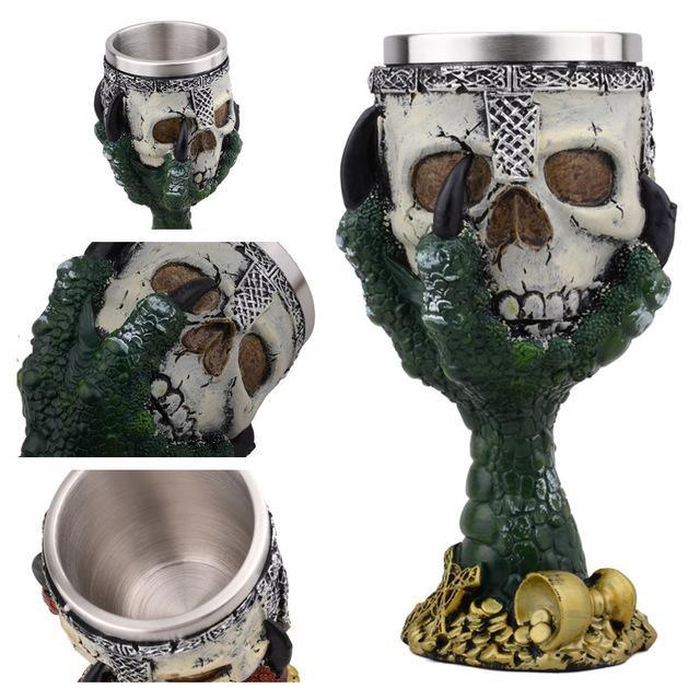 Dragon Claw Skull Goblet - Ganesha's Market