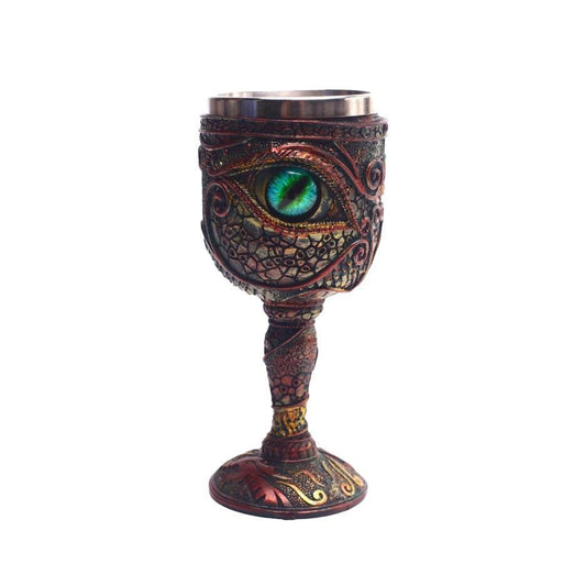 Dragon Eye Stainless Steel Goblet - Ganesha's Market