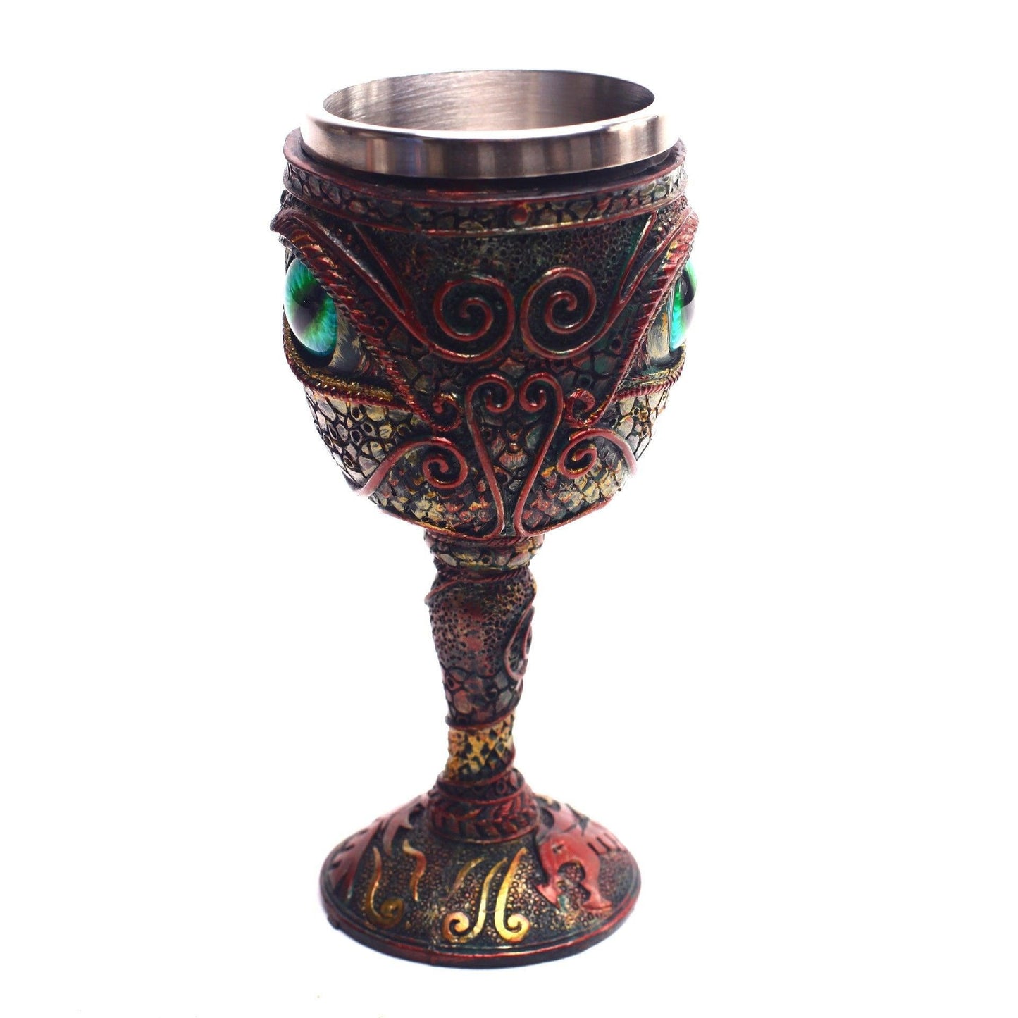 Dragon Eye Stainless Steel Goblet - Ganesha's Market