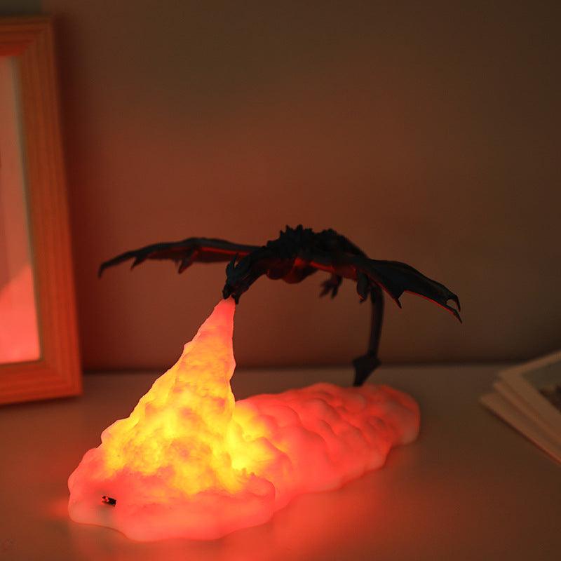 Fire Breathing Dragon Lamp - Ganesha's Market