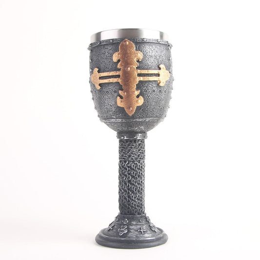 Fleur De Lis Knight's Cross Goblet - Ganesha's Market