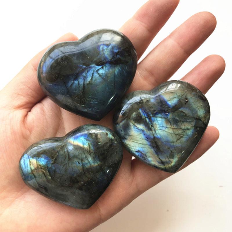Labradorite Crystal Heart - Ganesha's Market