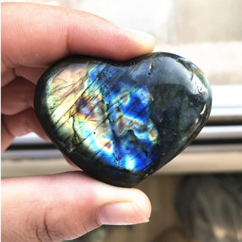 Labradorite Crystal Heart - Ganesha's Market