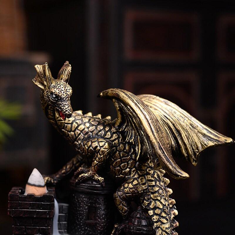 Large Dragon Backflow Incense Burner - Ganesha's Market