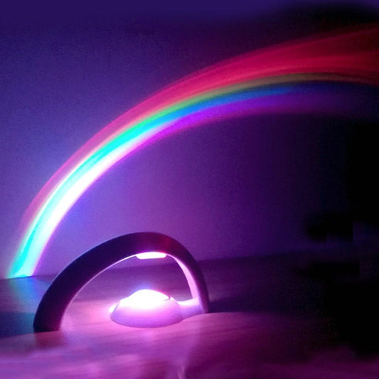 LED Colorful Rainbow Night Light Projector - Bedside Light - Party Lights - Ganesha's Market